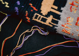 Kollektive Strickmuster Detail 