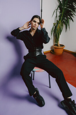 Fluid Fashion ein Model 