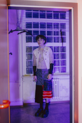 Fluid Fashion ein Model 