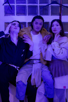 Fluid Fashion drei Models 