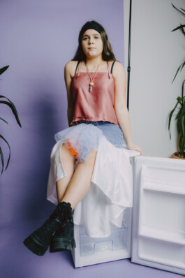 Fluid Fashion ein Model 